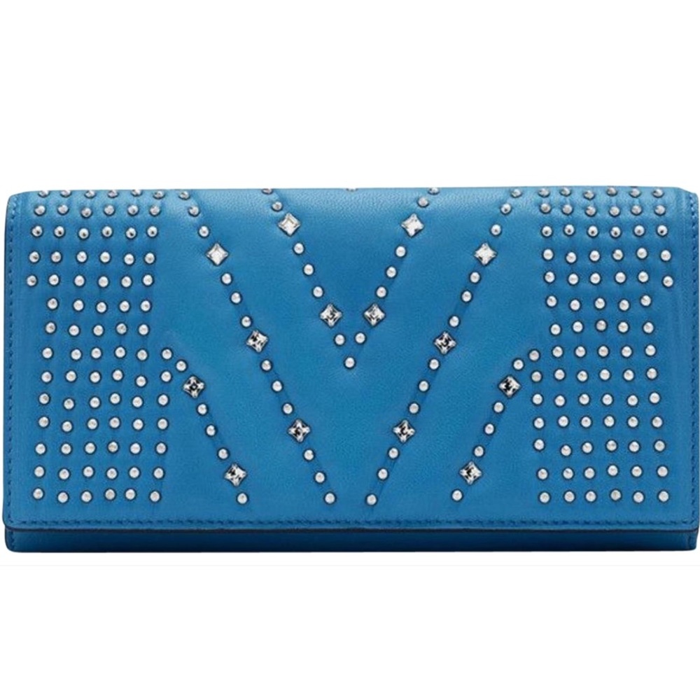 MCM wristlet width 7 1/4, height 4 inches